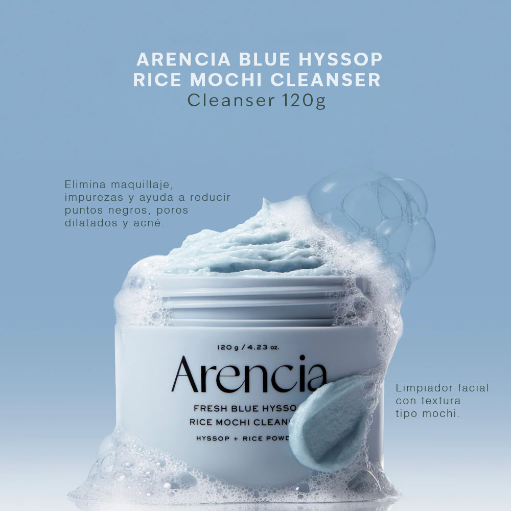 BLUE HYSSOP RICE MOCHI CLEANSER (LIMPIADOR FACIAL)